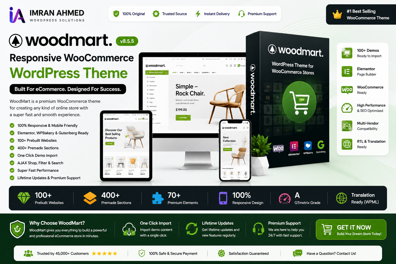 WoodMart – Responsive WooCommerce WordPress Theme